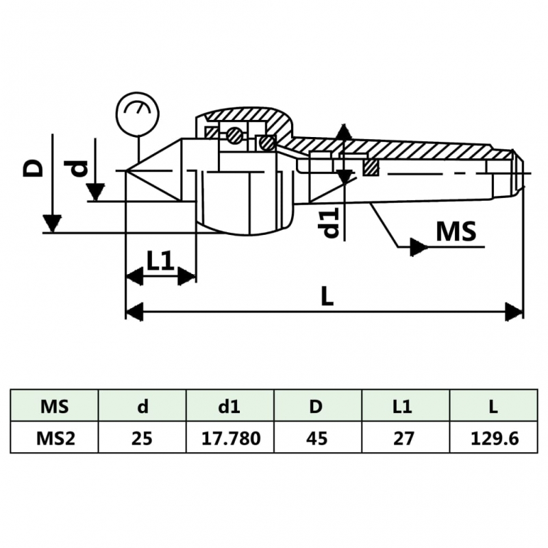 Zentrierspitze MT2