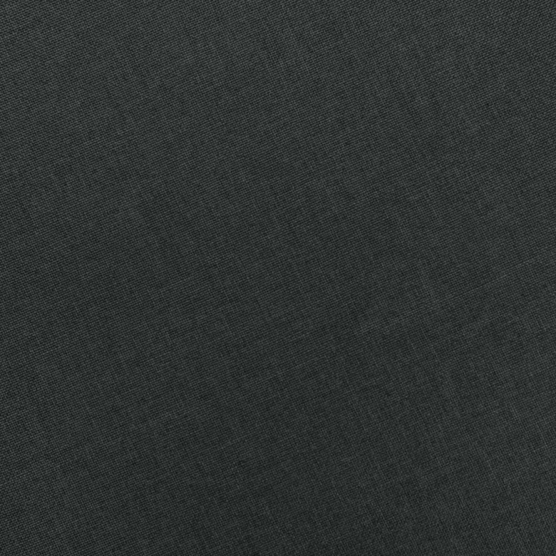 Sessel mit Fußhocker Dunkelgrau Stoff