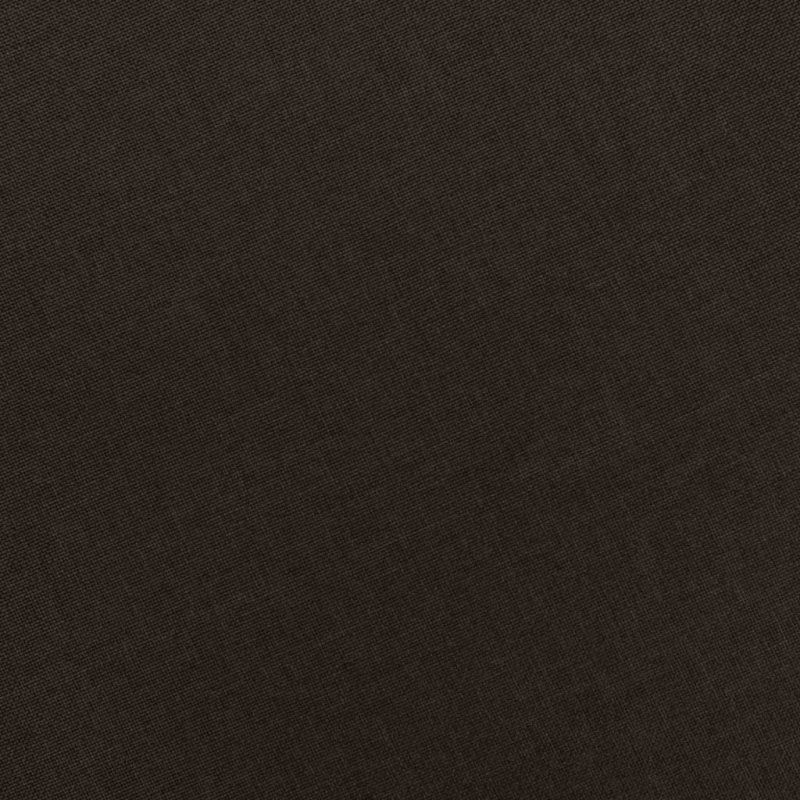 Sessel mit Fußhocker Dunkelbraun Stoff