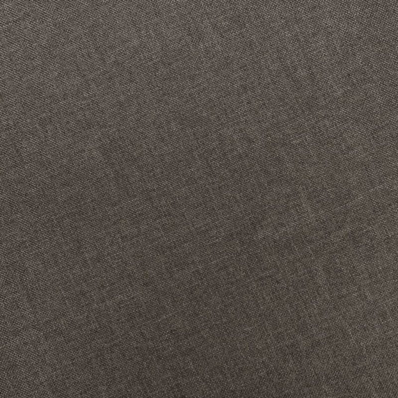 Sessel mit Fußhocker Taupe Stoff