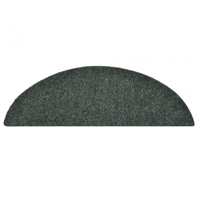 Selbstklebende Treppenmatten 15 Stk. Grün 56x17x3cm Nadelvlies
