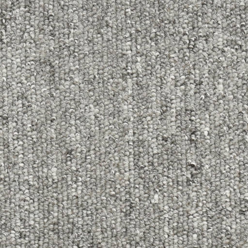 Treppenmatten 15 Stk. Hellgrau 56x17x3 cm