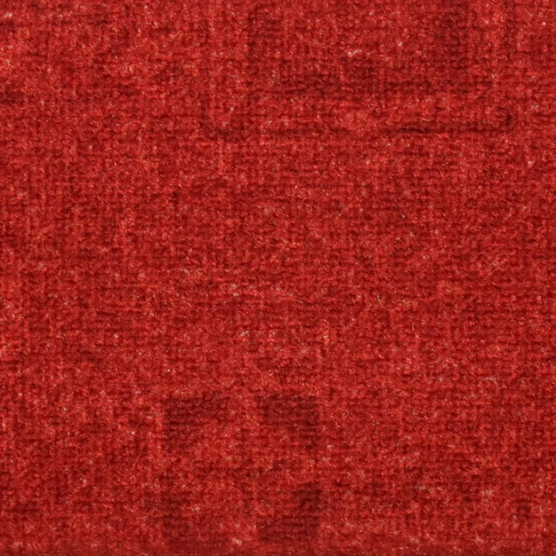 Treppenmatten Selbstklebend 15 Stk. Rot 65x21x4 cm