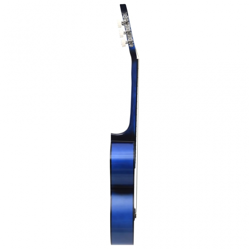 Klassikgitarre für Anfänger mit Tasche Blau 4/4 39