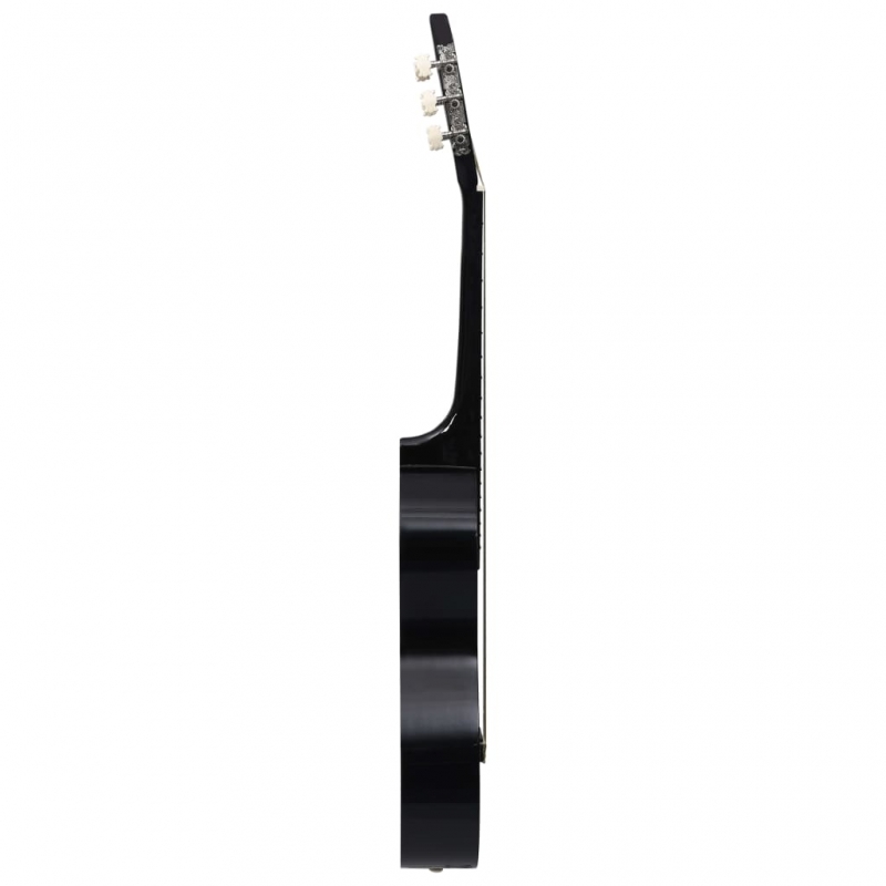 Klassikgitarre für Anfänger Kinder mit Tasche Schwarz 1/2 34