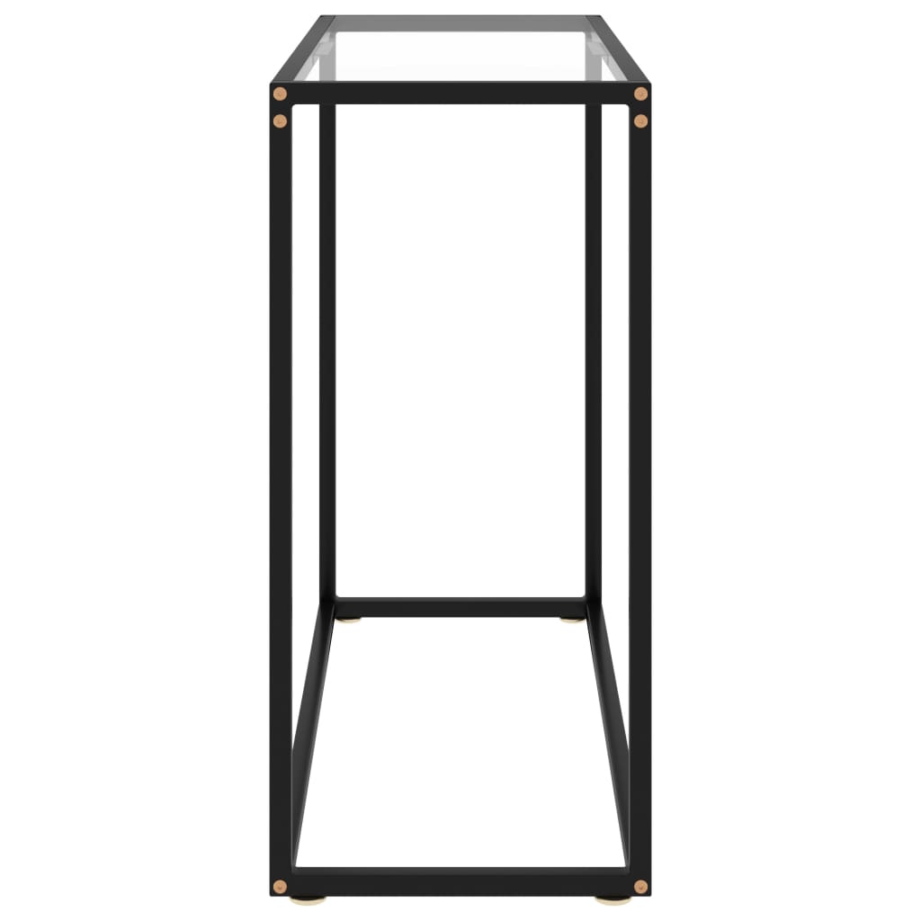 Konsolentisch Transparent 80x35x75 cm Hartglas