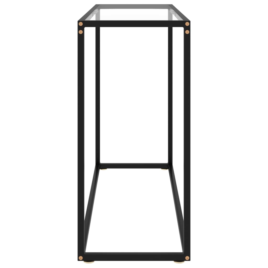 Konsolentisch Transparent 100x35x75 cm Hartglas