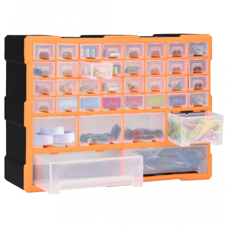 Multi-Schubladen-Organizer mit 40 Schubladen 52x16x37,5 cm