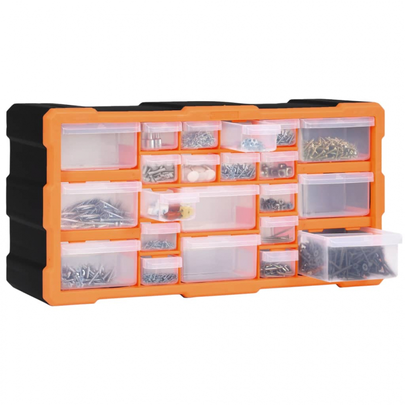 Multi-Schubladen-Organizer mit 22 Schubladen 49x16x25,5 cm