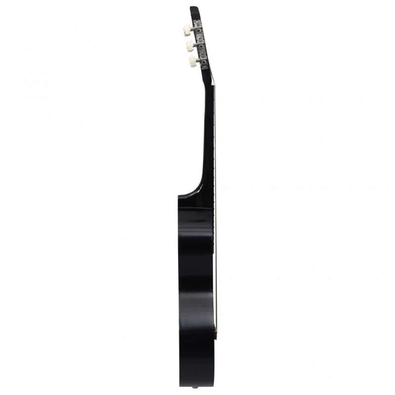 Klassikgitarre für Anfänger mit Tasche Schwarz 3/4 36
