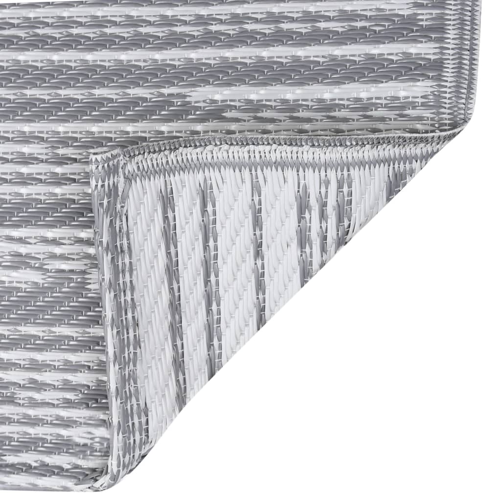 Outdoor-Teppich ARAKIL Grau 80x150 cm PP