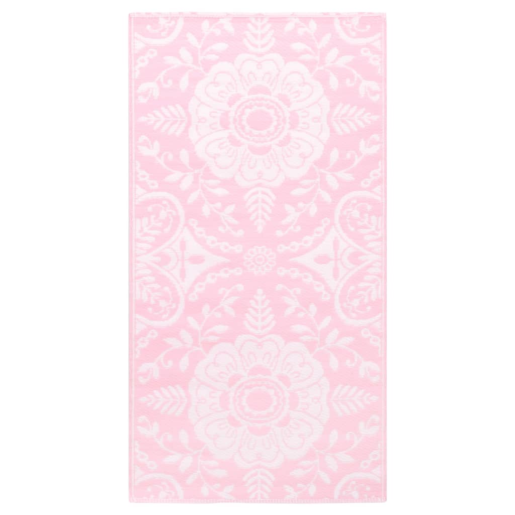 Outdoor-Teppich Rosa 80x150 cm PP
