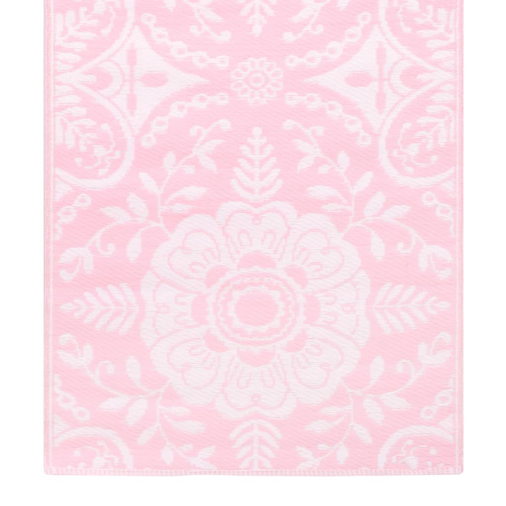 Outdoor-Teppich Rosa 80x150 cm PP