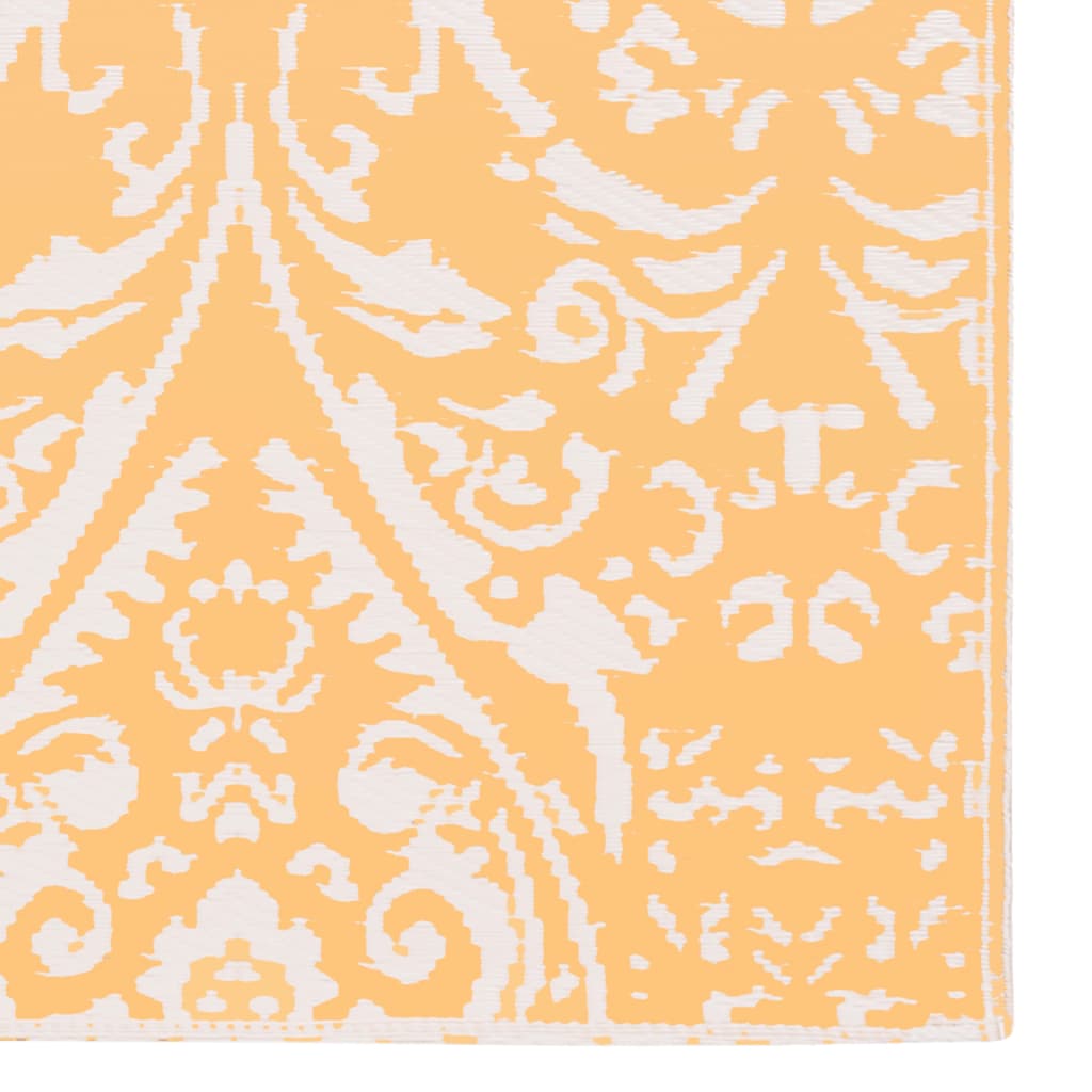 Outdoor-Teppich ARAKIL Orangefarben und Blau 80x150 cm PP