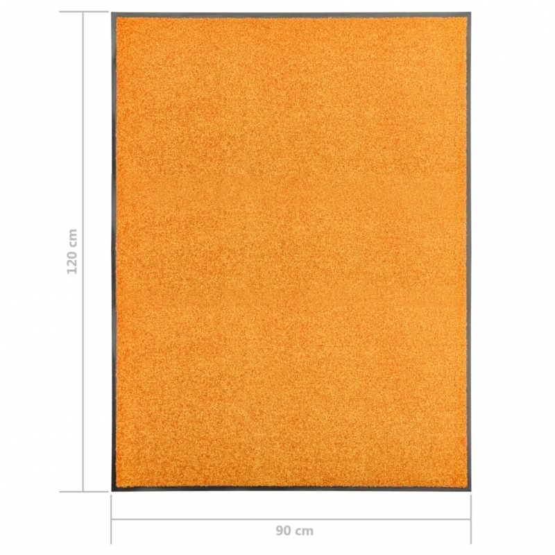 Fußmatte Waschbar Orange 90x120 cm