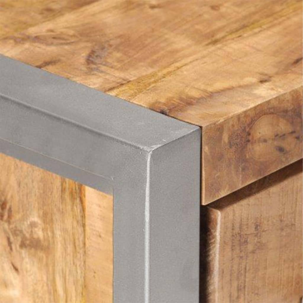 Sideboard 60x35x70 cm Raues Mangoholz