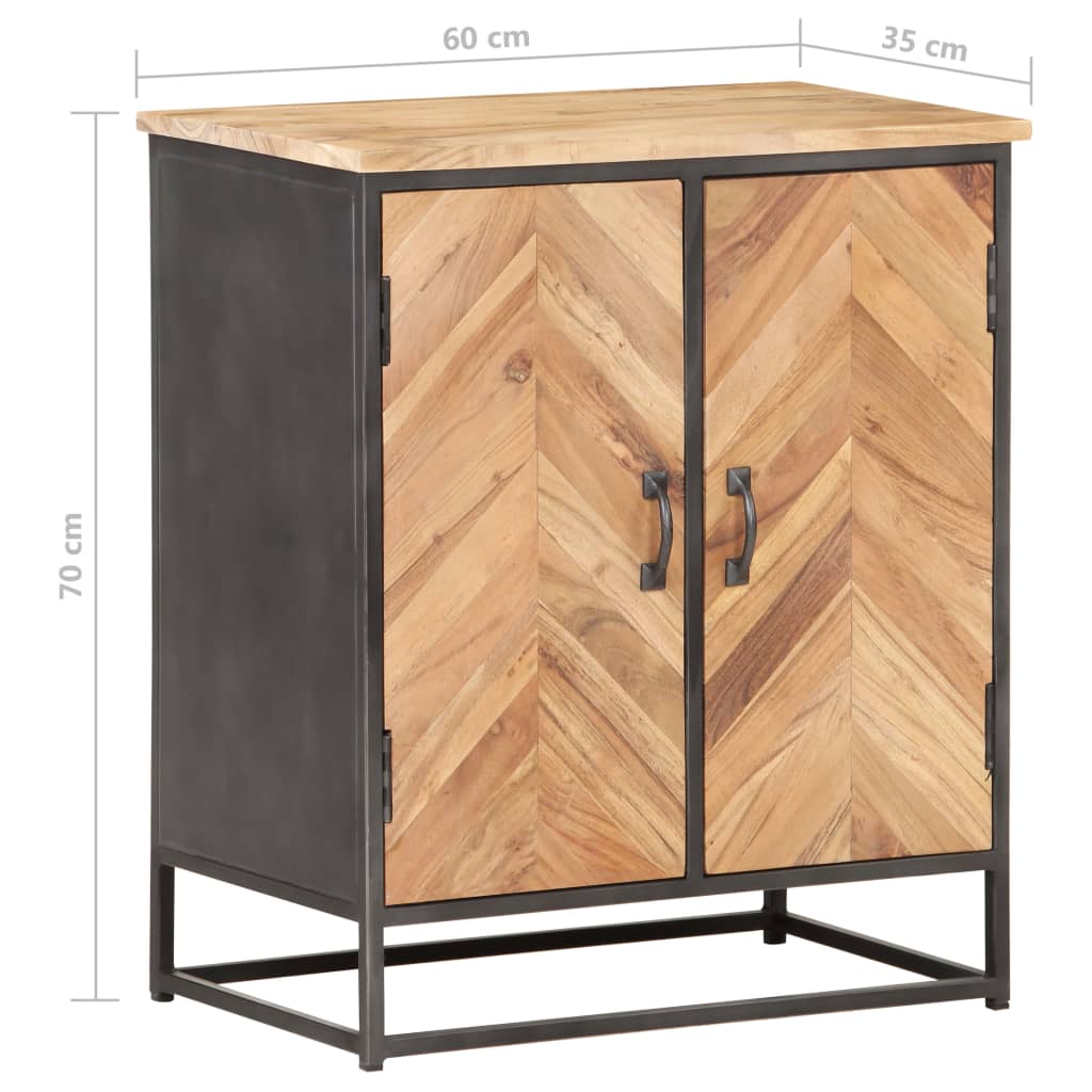 Sideboard 60x35x70 cm Akazie Massivholz