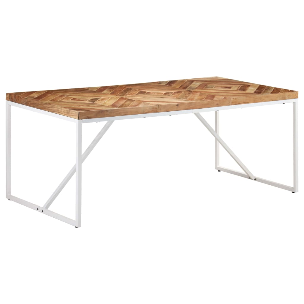 Esstisch 180x90x76 cm Akazie und Mango Massivholz