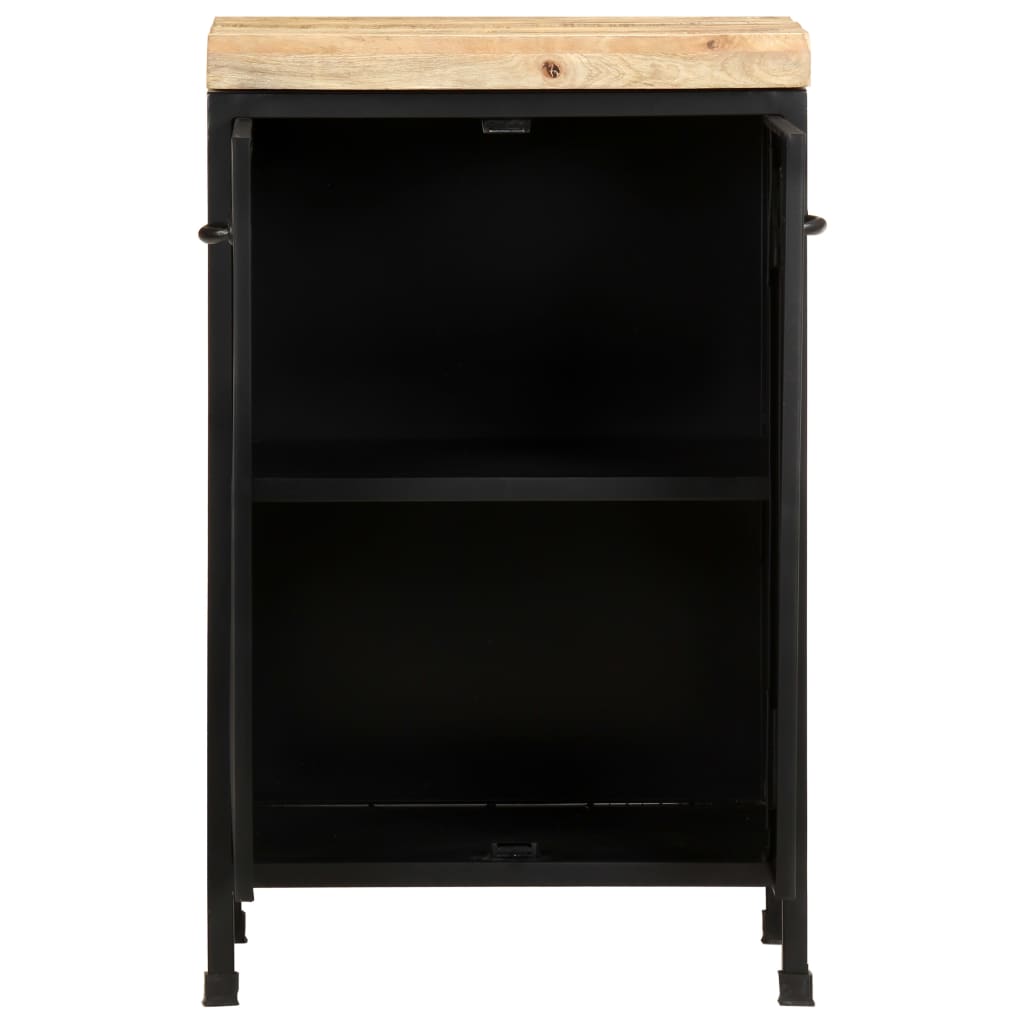 Sideboard 47x35x76 cm Raues Mangoholz