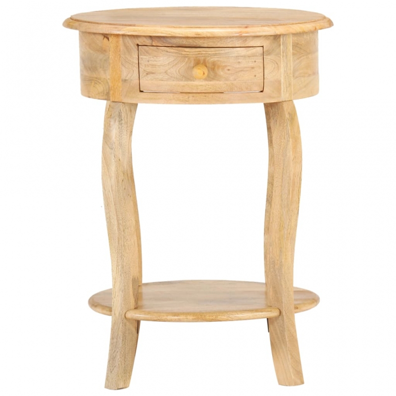 Beistelltisch 37x37x61 cm Massivholz Mango