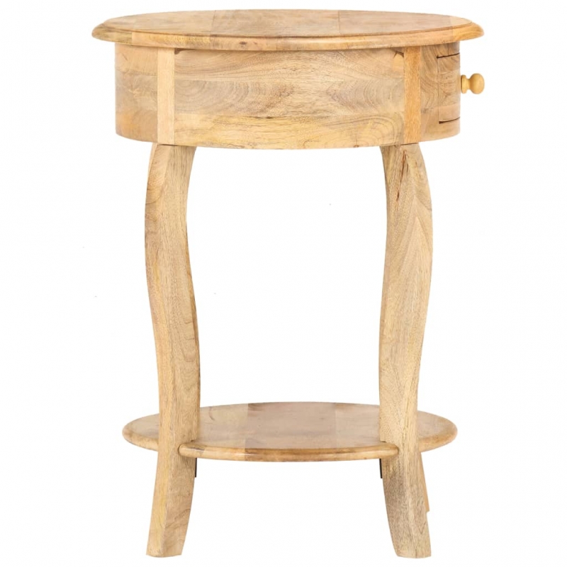 Beistelltisch 37x37x61 cm Massivholz Mango