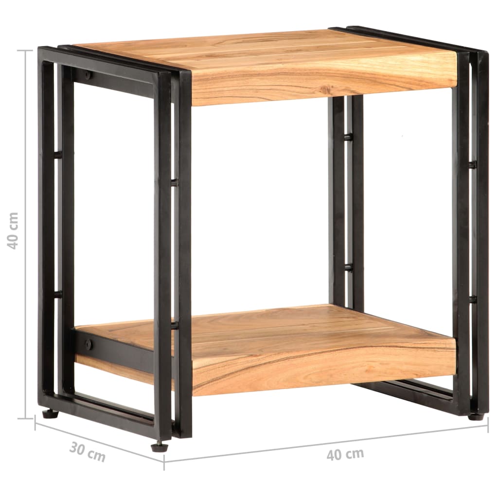 Beistelltisch 40x30x40 cm Akazie Massivholz