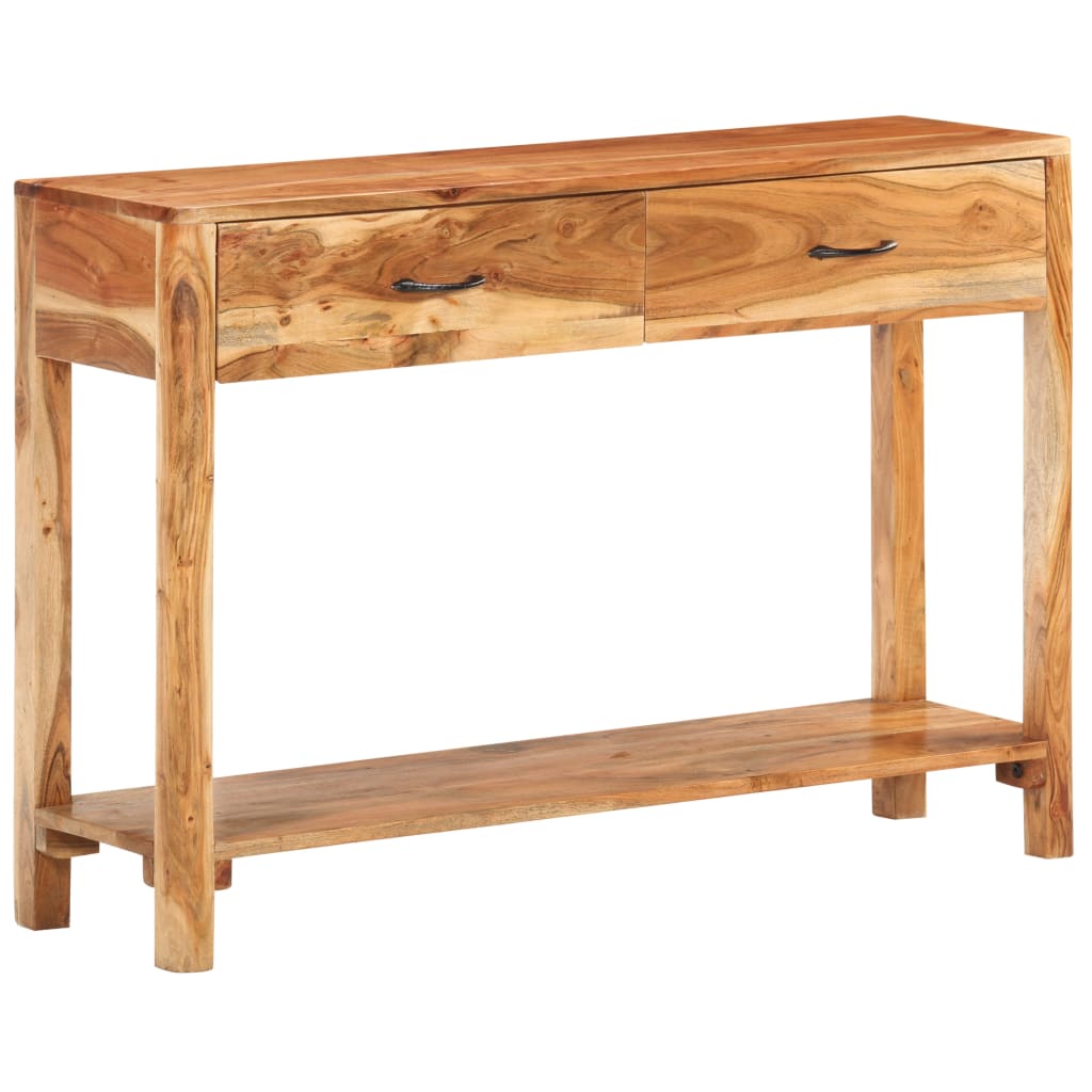 Sideboard 110x30x75 cm Massivholz Akazie