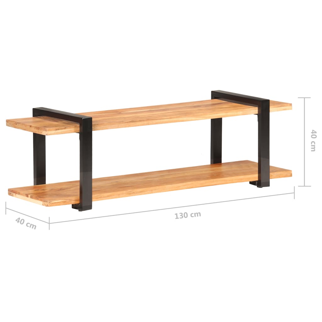 TV-Schrank 130x40x40 cm Akazie Massivholz