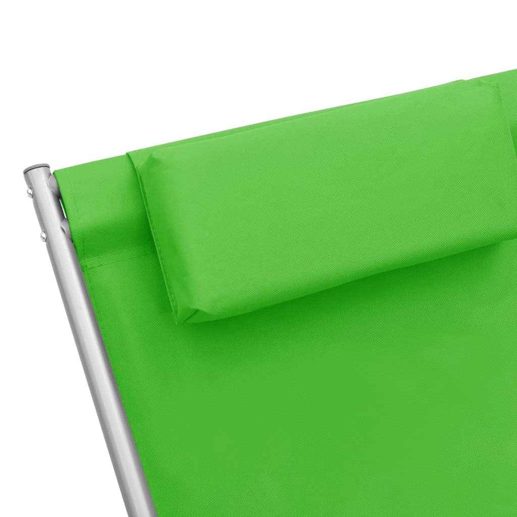 Schaukelstühle 2 Stk. Stahl Grün