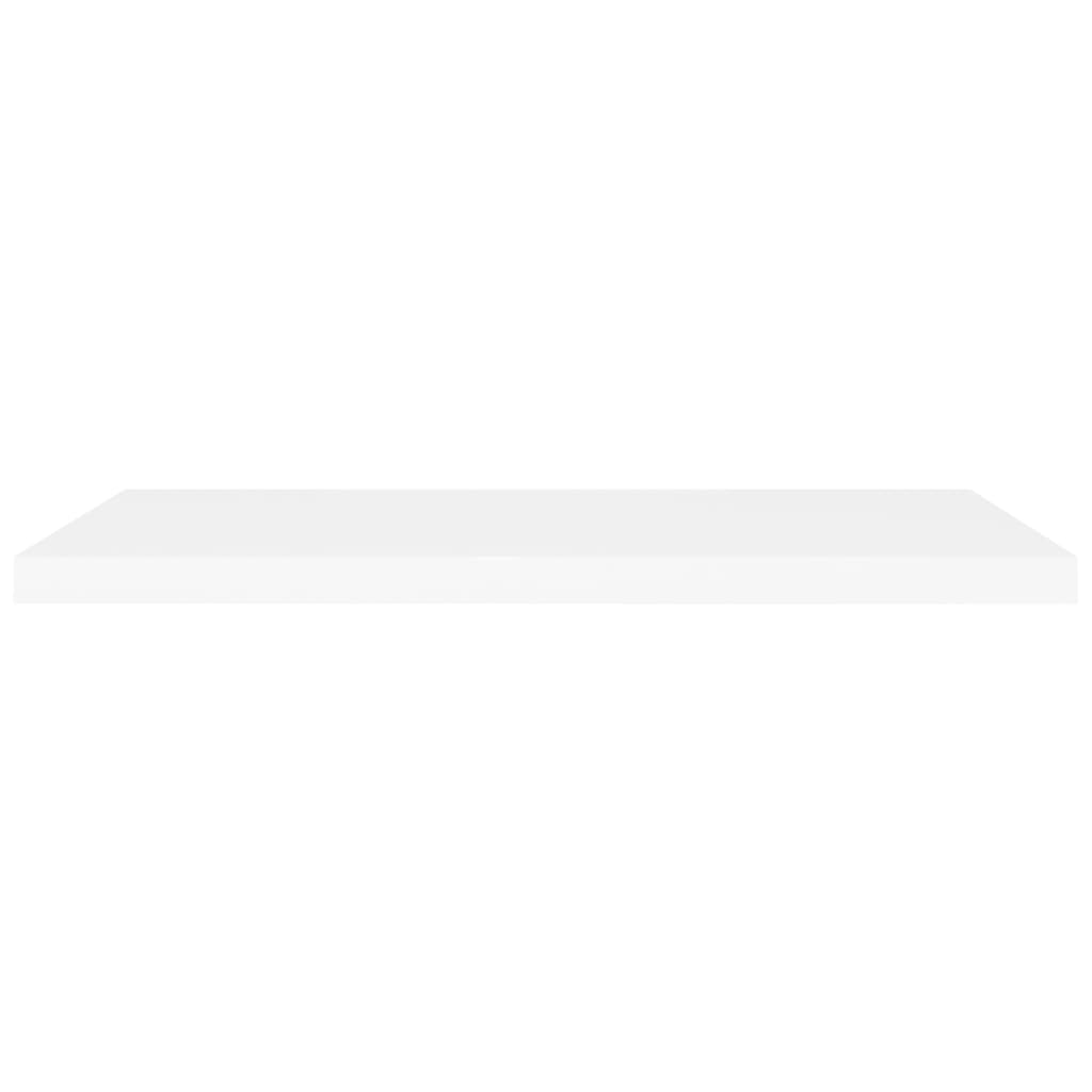 Schweberegale 4 Stk. Weiß 90x23,5x3,8 cm MDF