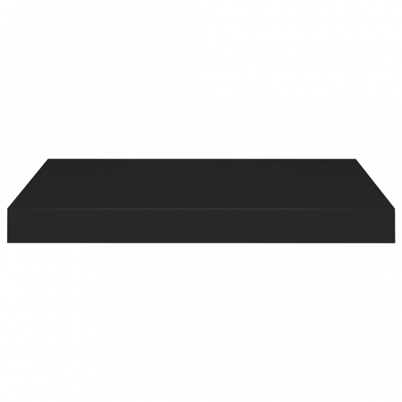 Schweberegal Schwarz 50x23x3,8 cm MDF