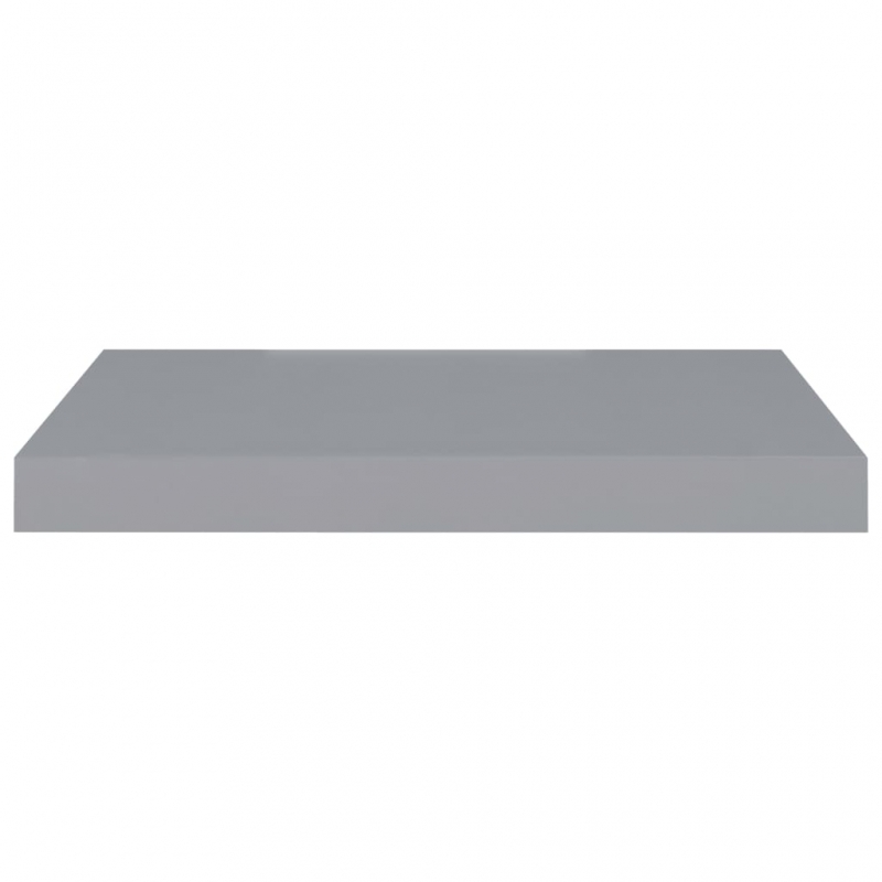 Schweberegal Grau 50x23x3,8 cm MDF