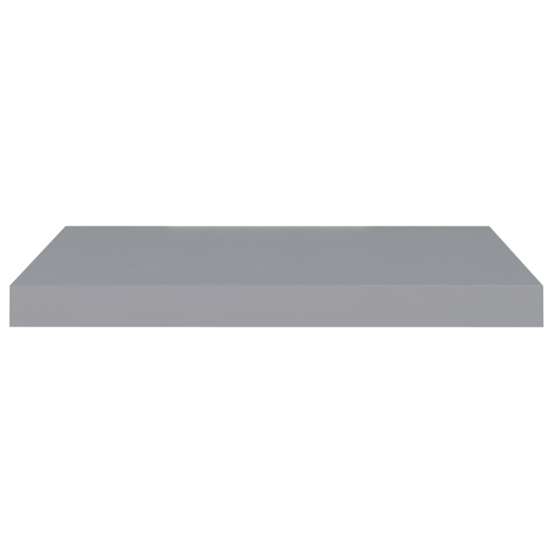 Schweberegal Grau 60x23,5x3,8 cm MDF