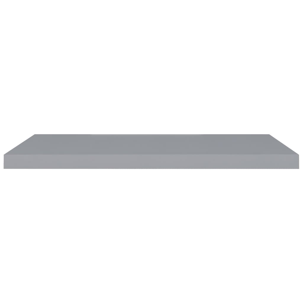 Schwebende Wandregale 4 Stk. Grau 90x23,5x3,8cm MDF