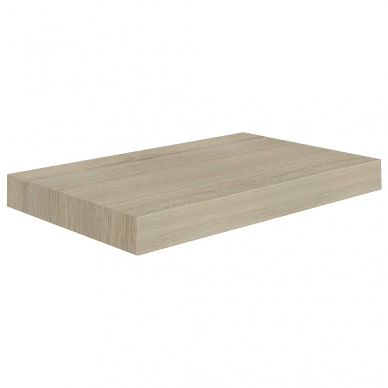 Schwebendes Wandregal Eichefarben 40x23x3,8 cm MDF