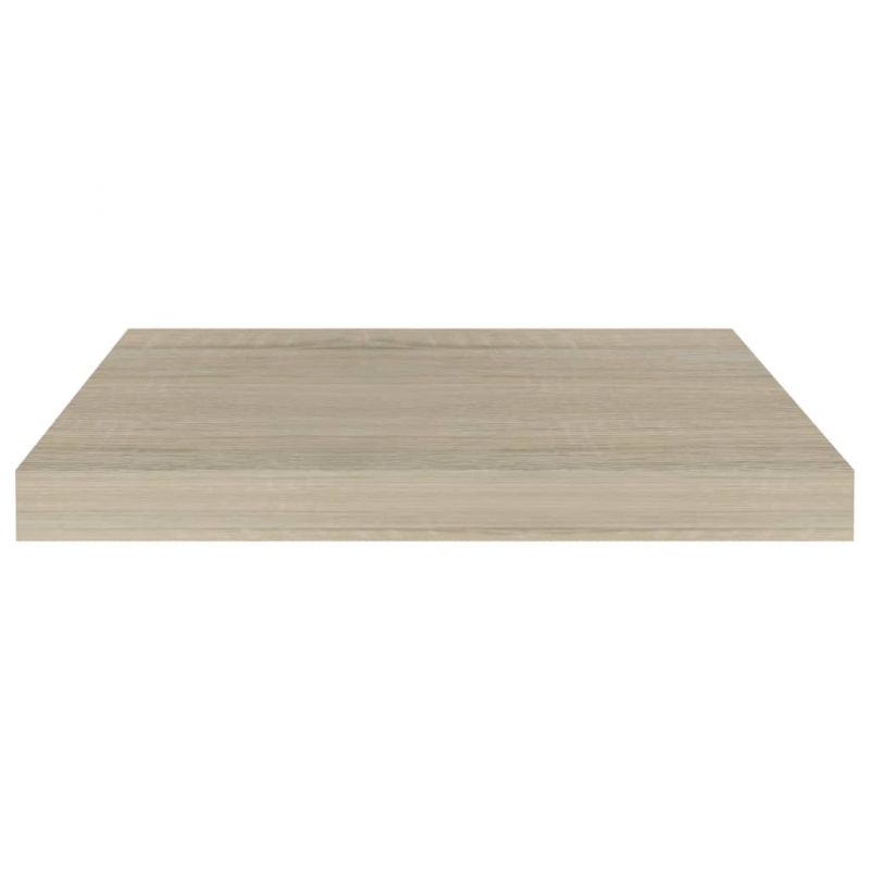 Schwebende Wandregale 2 Stk. Eichefarben 50x23x3,8cm MDF