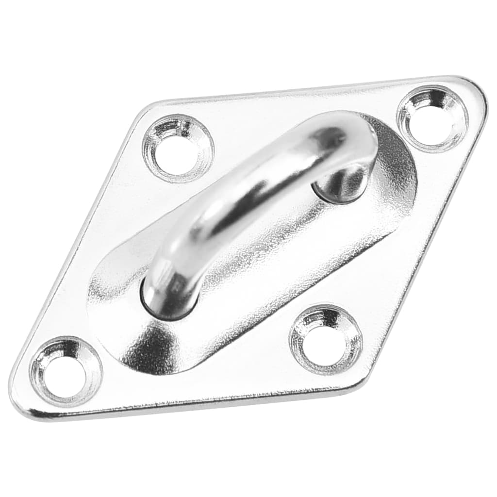 12-tlg. Sonnensegel Zubehör-Set Edelstahl