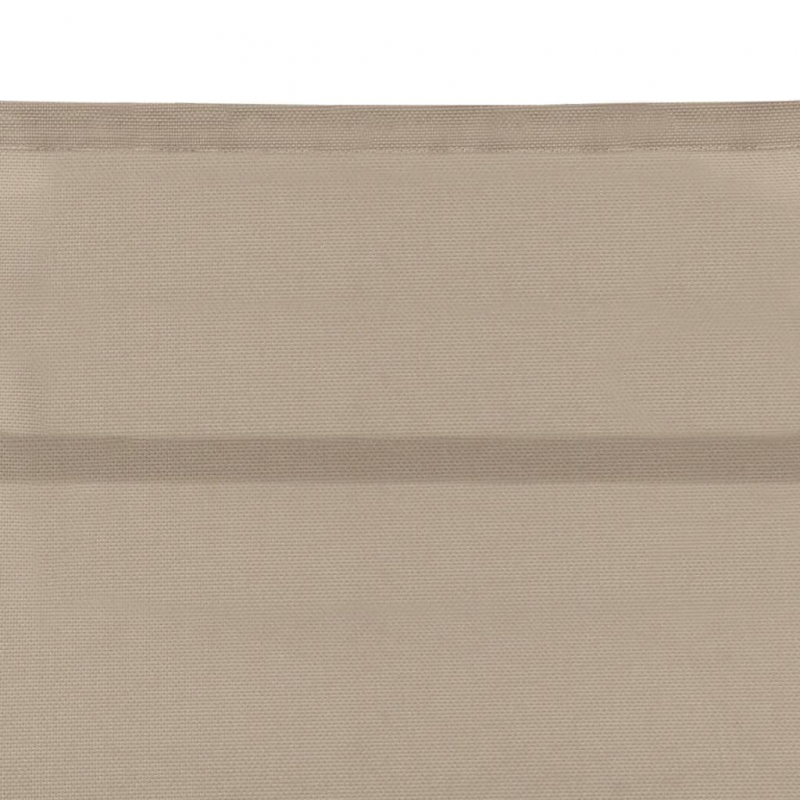 Sonnenliege Textilene und Aluminium Creme