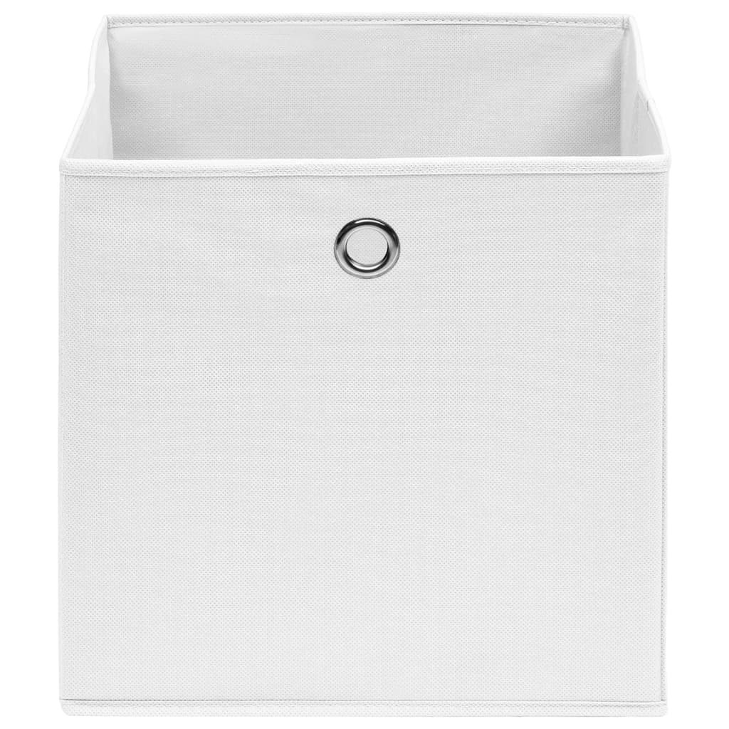 Aufbewahrungsboxen 10 Stk. Vliesstoff 28x28x28 cm Weiß