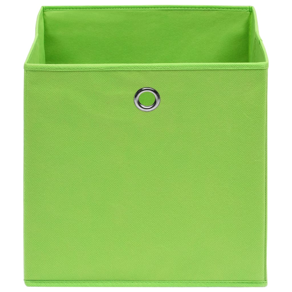 Aufbewahrungsboxen 10 Stk. Vliesstoff 28x28x28 cm Grün