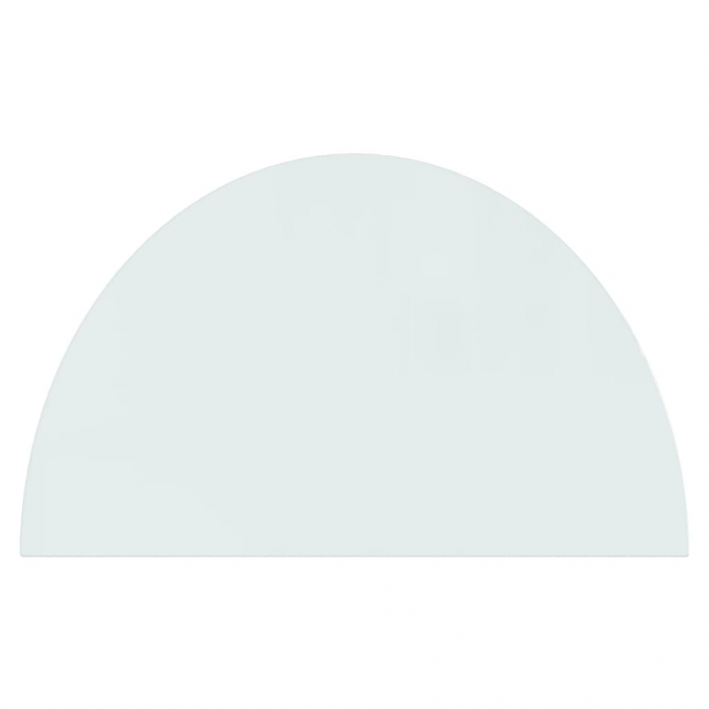 Funkenschutzplatte Glas Halbrund 1000x600 mm