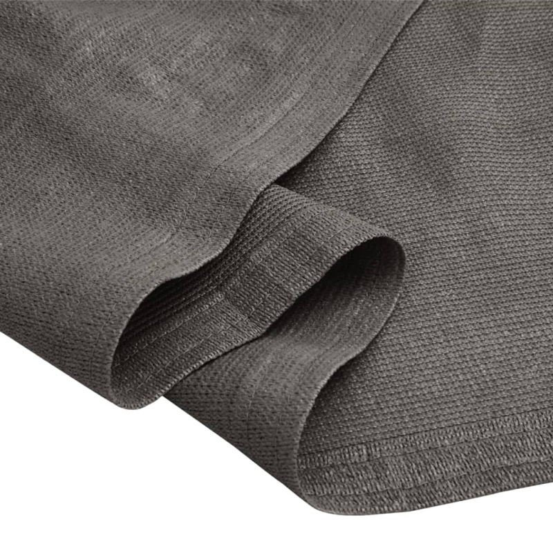 Zeltteppich 250x250 cm Anthrazit HDPE