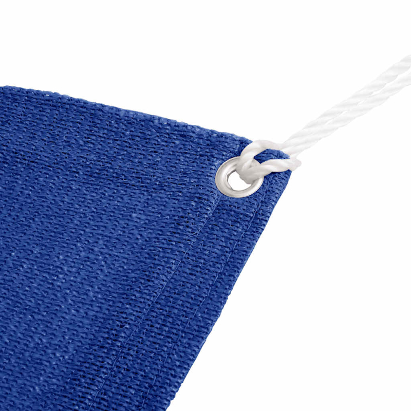 Zeltteppich 200x200 cm Blau HDPE
