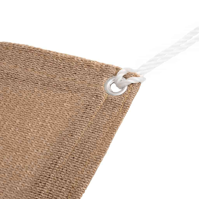Zeltteppich 200x200 cm Taupe