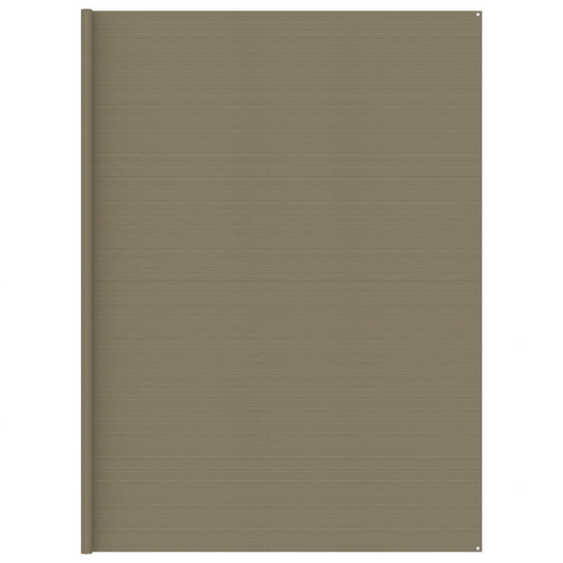 Zeltteppich Taupe 400x700 cm HDPE