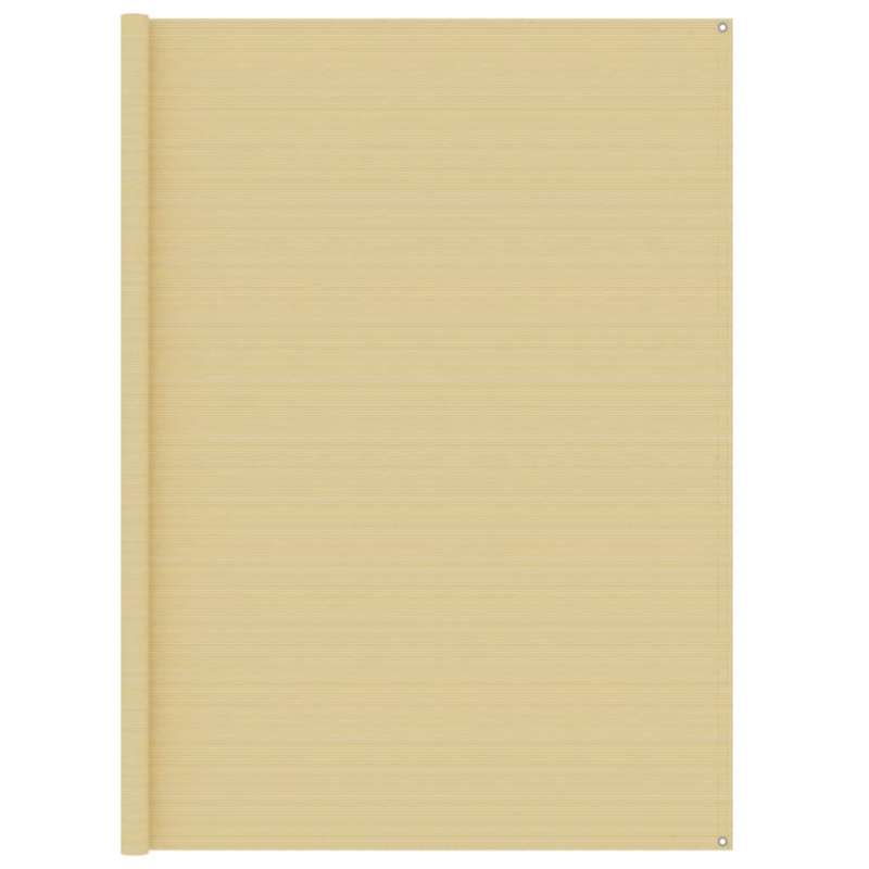 Zeltteppich Beige 250x250 cm HDPE