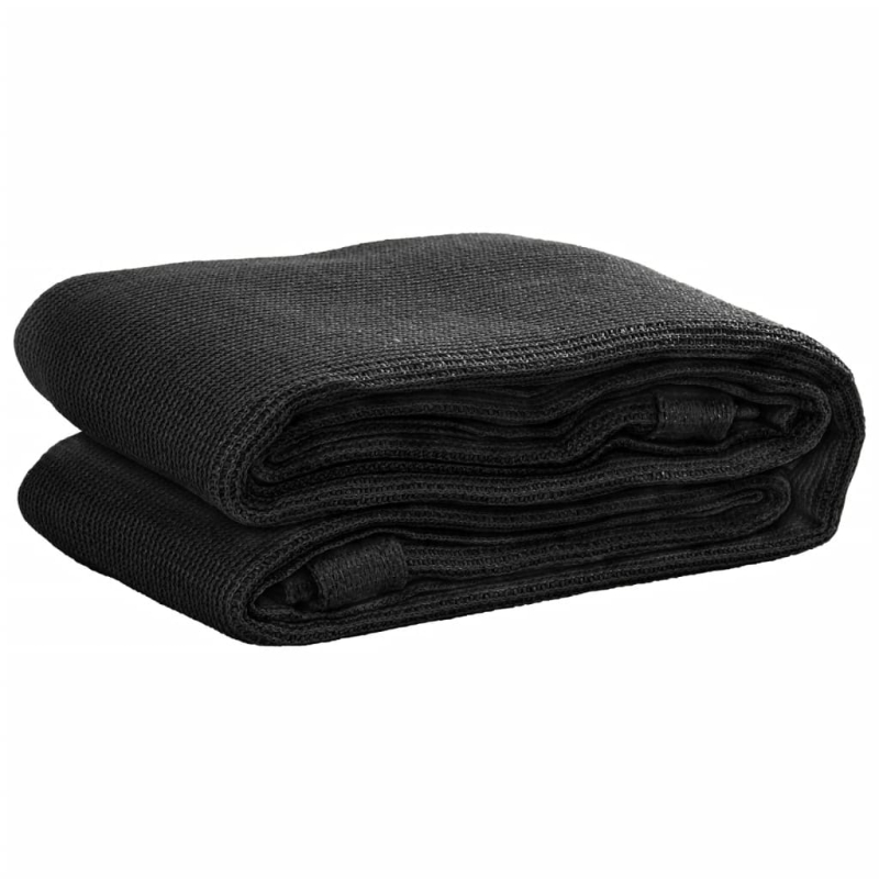 Zeltteppich 250x250 cm Schwarz