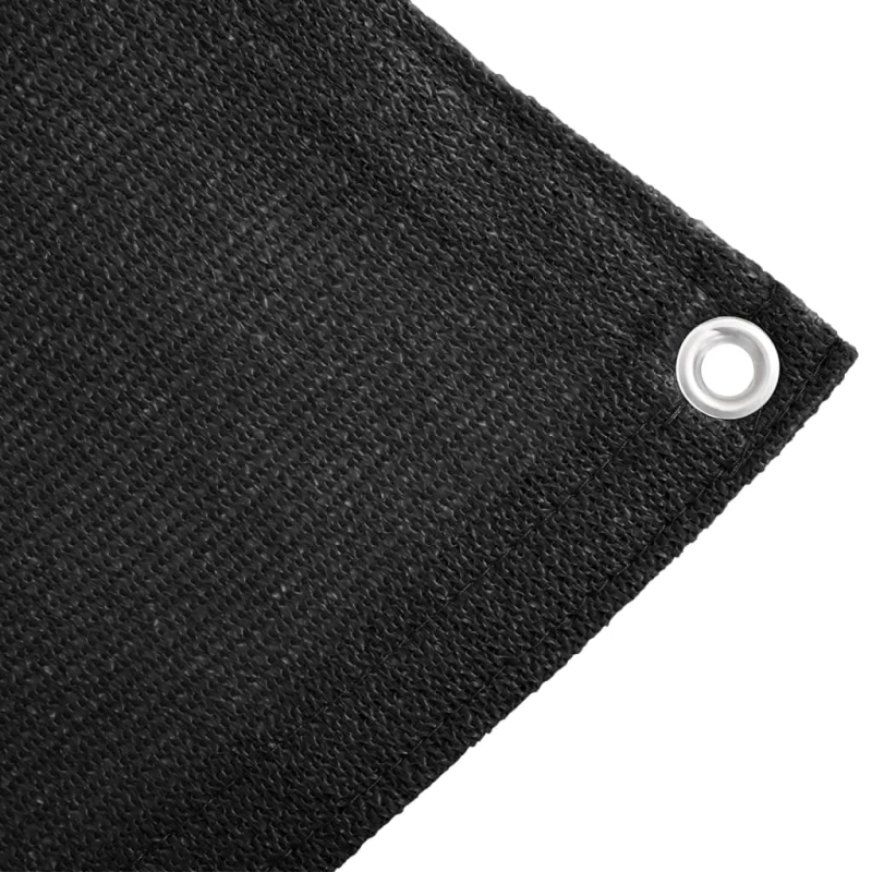 Zeltteppich 250x250 cm Schwarz