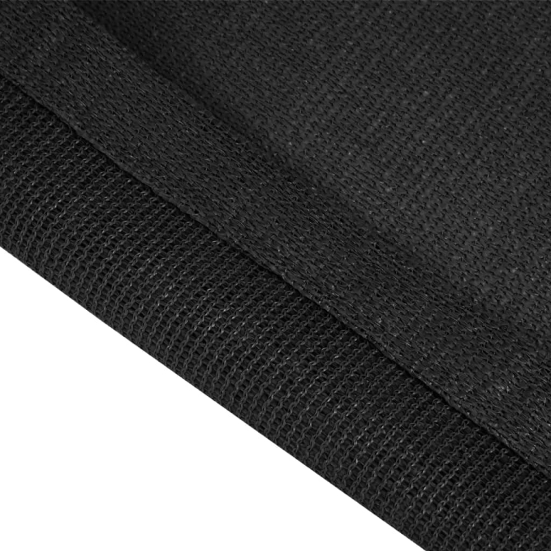 Zeltteppich 250x250 cm Schwarz