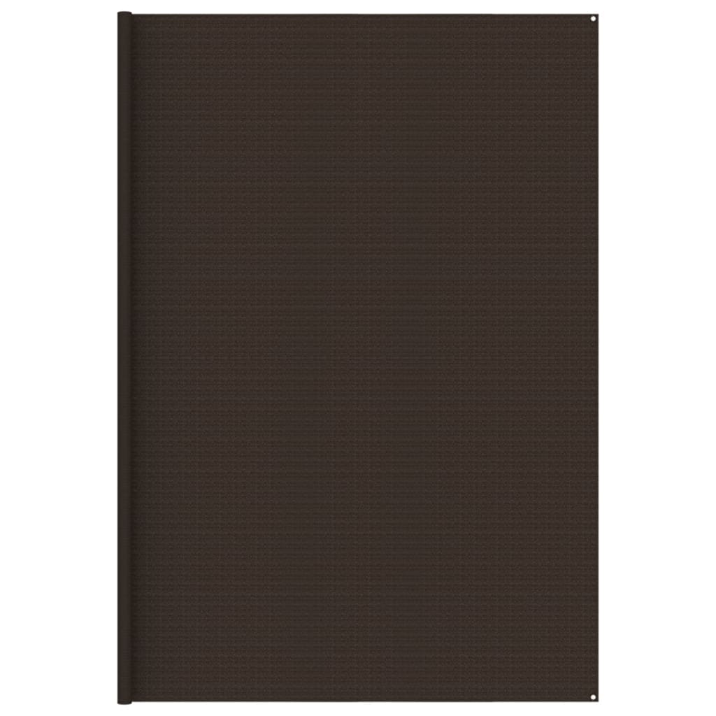 Zeltteppich 400x500 cm Braun